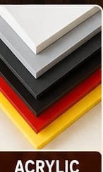 Coloured acrylic sheets