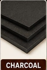 Charcoal board sheets